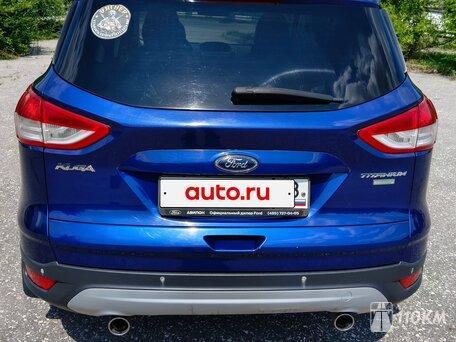 Ford, Kuga, 1600, 150, бензин, внедорожник, автомат, полный привод, среднее состояние, левый, синий, 1 250 000 ₽