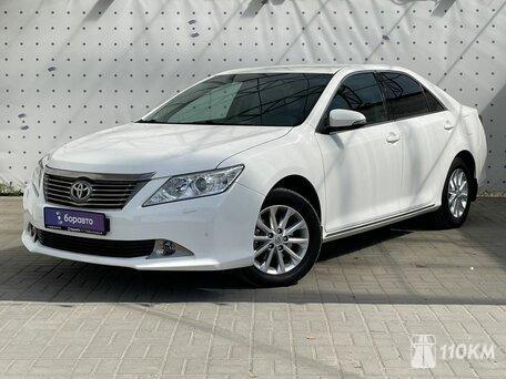 Toyota, Camry, 2500, 249, бензин, седан, автомат, передний привод, среднее состояние, левый, белый, 1 840 000 ₽
