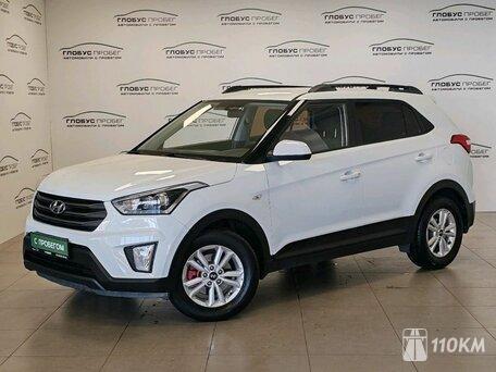Hyundai, Creta, 2000, 128, бензин, внедорожник, автомат, передний привод, среднее состояние, левый, белый, 1 825 000 ₽