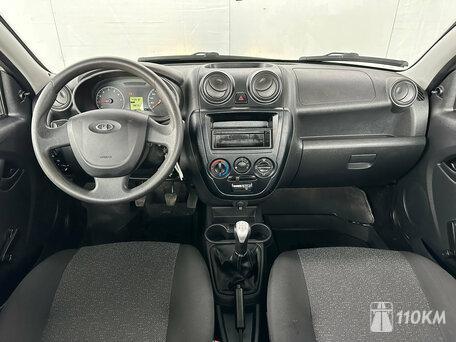 ВАЗ (Lada), Granta, 1600, 82, бензин, седан, механика, передний привод, среднее состояние, левый, белый, 440 000 ₽