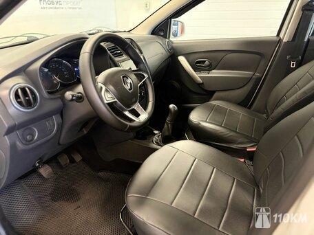 Renault, Logan, 1600, 113, бензин, седан, механика, передний привод, среднее состояние, левый, белый, 700 000 ₽
